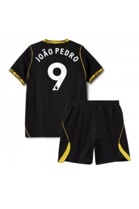 Chelsea Joao Pedro #9 Babyklær Borte Fotballdrakt til barn 2026-27 Korte ermer (+ Korte bukser)
